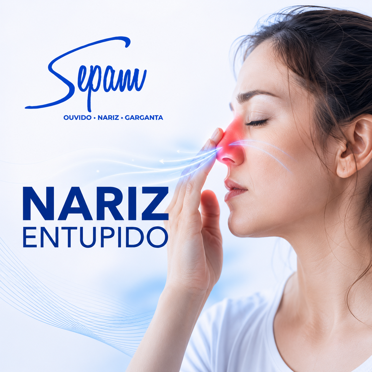 nariz entupido